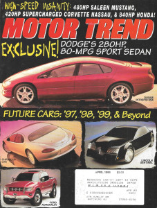 MOTOR TREND 1996 APR - McLAREN, SALEEN, GULDSTRAND